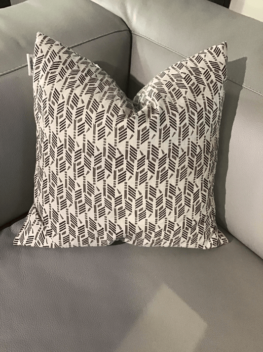 Cuscino nativo, beige e marrone