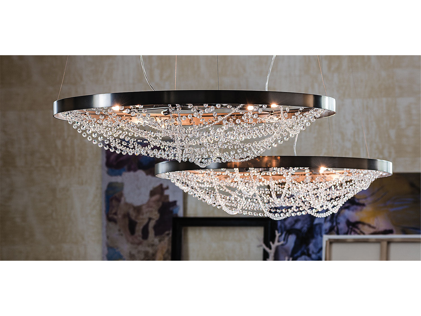 Lampadario di cristallo
