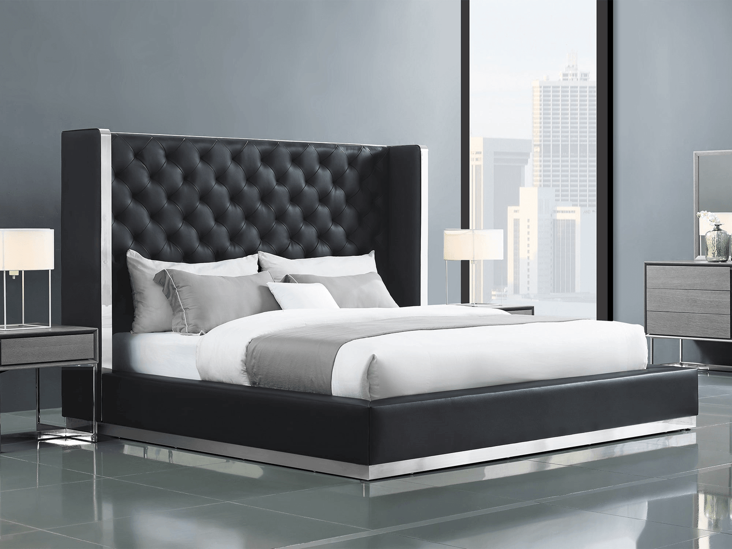 Letto king size Zahar Brazo