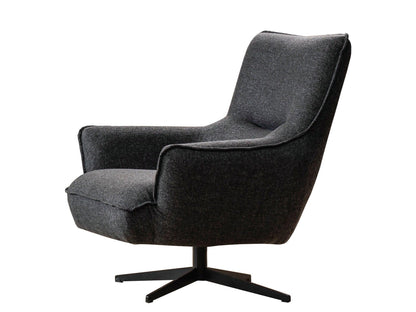 Sedia girevole Forrest grigio scuro
