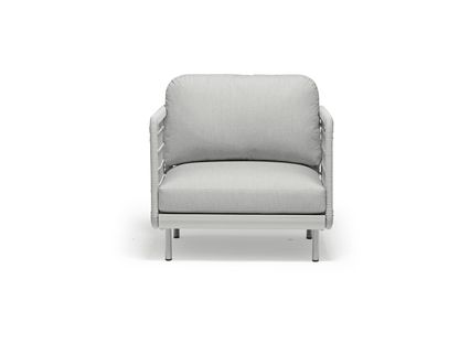 Poltrona Amberly in grigio chiaro