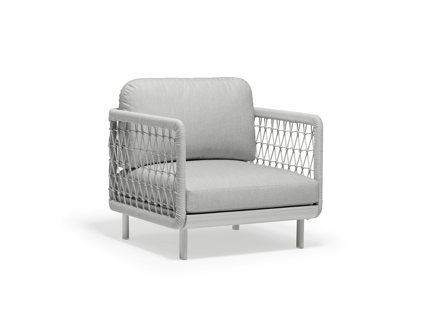 Poltrona Amberly in grigio chiaro