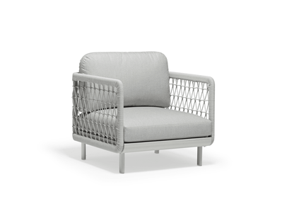 Poltrona Amberly in grigio chiaro