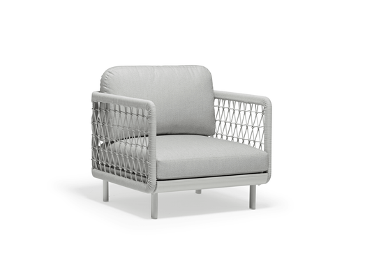 Poltrona Amberly in grigio chiaro