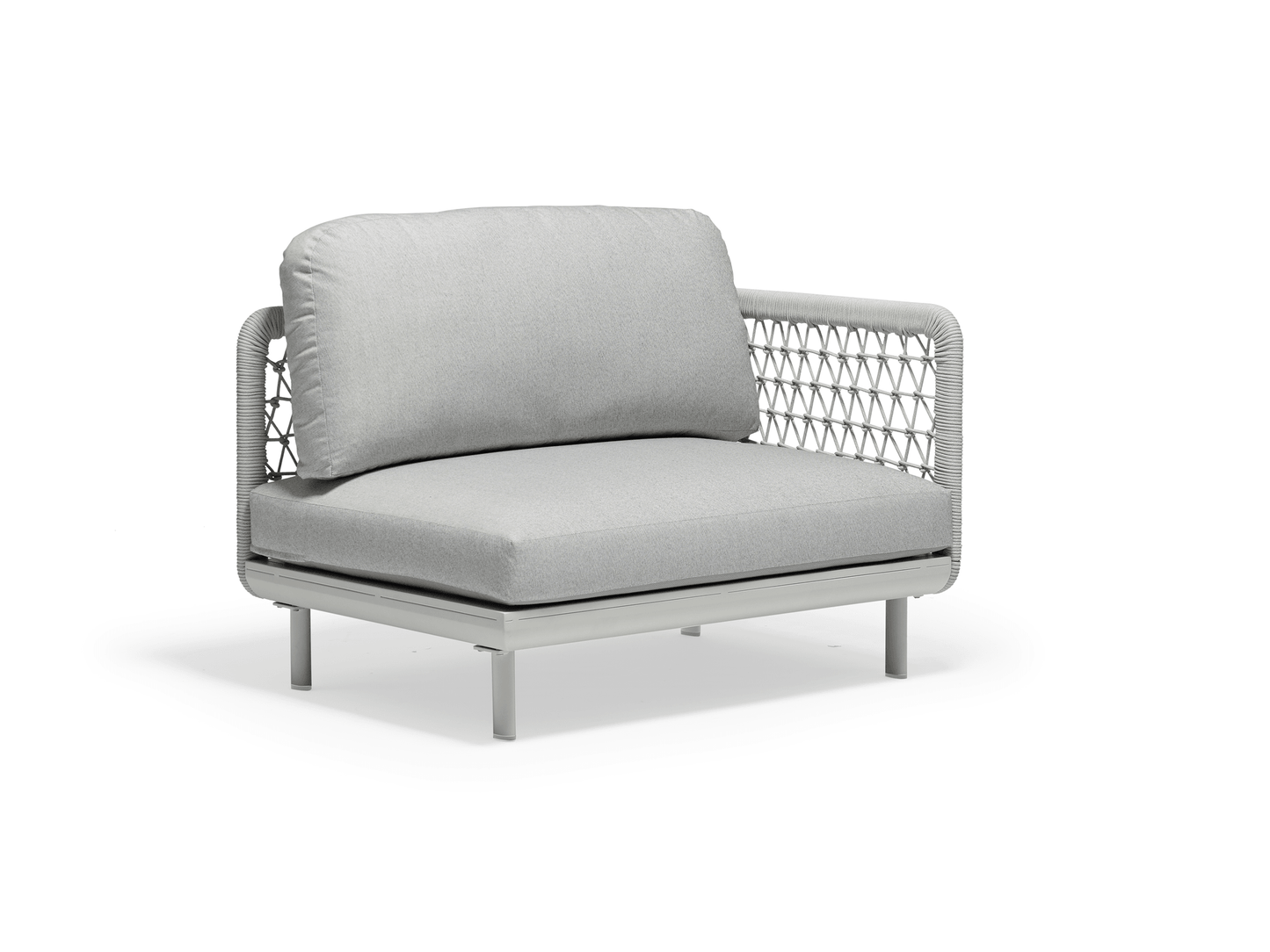 Sedia Amberly in grigio chiaro