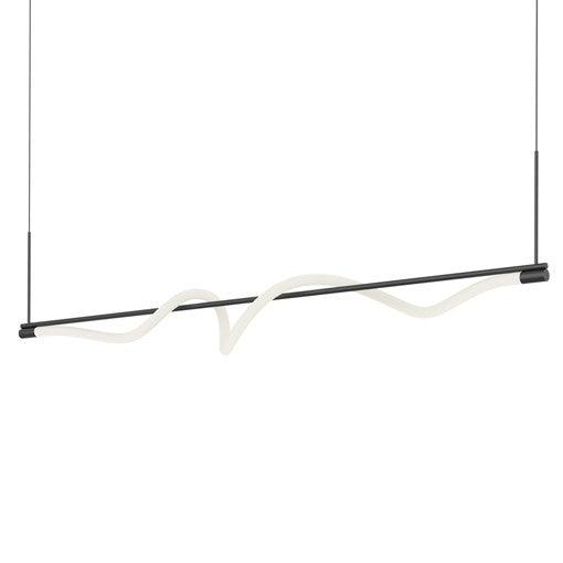 Lampadario arricciato