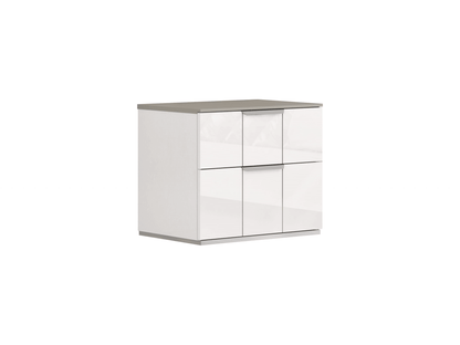 Comodino Daisy bianco