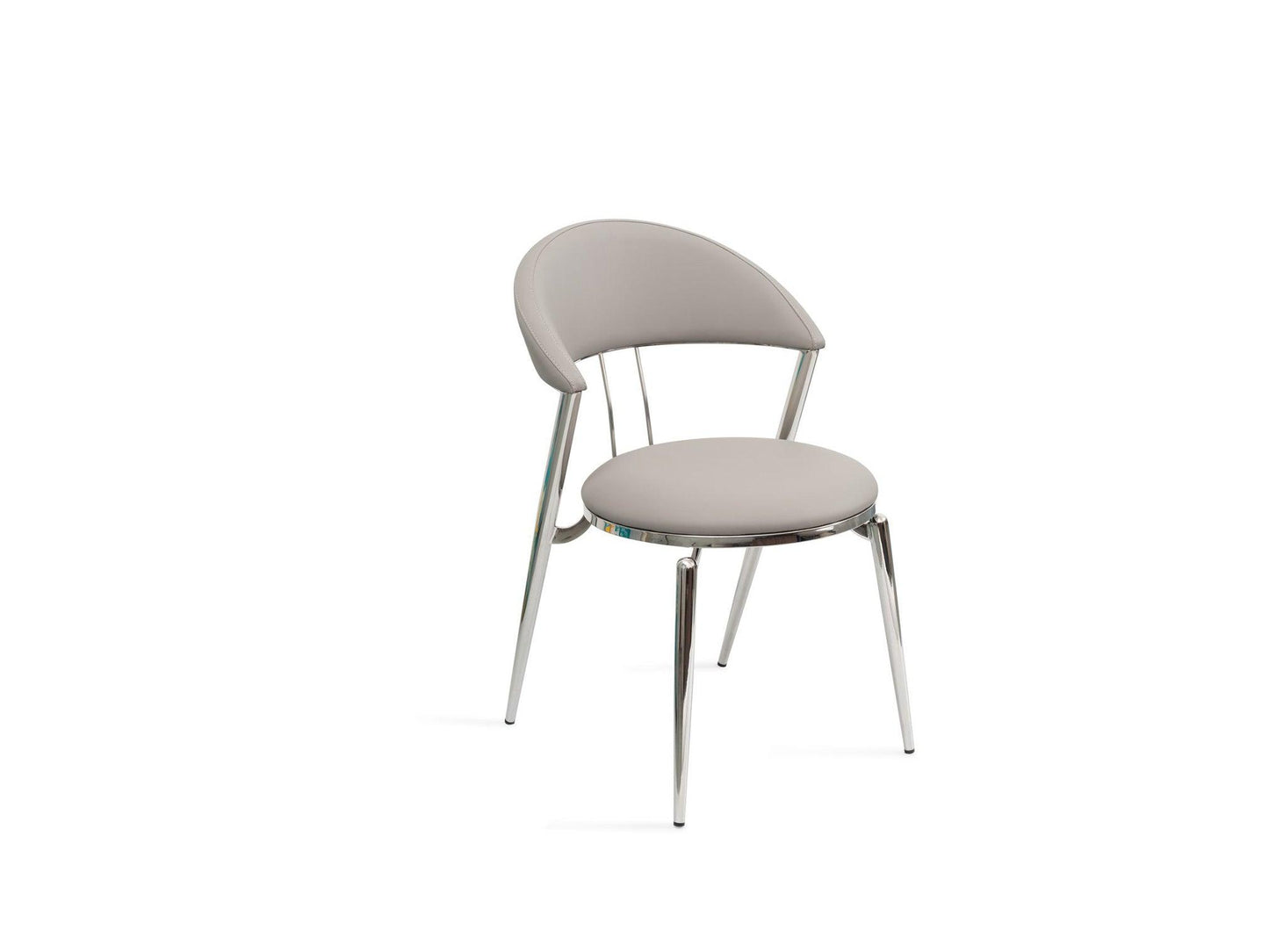 Sedia da pranzo Harlan grigia: set da 2