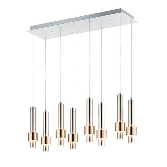 LAMPADA A SOSPENSIONE A LED RIVER A 8 LUCI