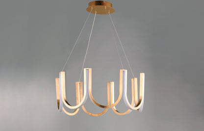 Lampadario a U
