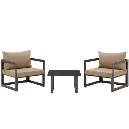 Set da esterno per patio Fortune Series da 3 pezzi