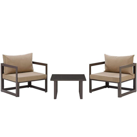 Set da esterno per patio Fortune Series da 3 pezzi