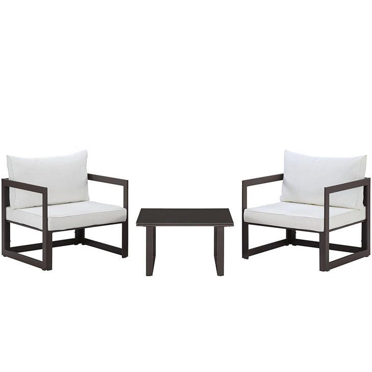Set da esterno per patio Fortune Series da 3 pezzi