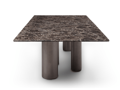 Tavolo da pranzo Hightower in bronzo nero