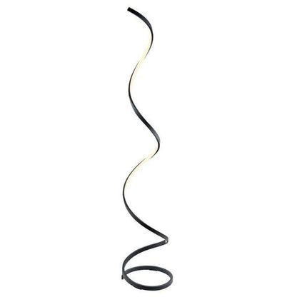 Lampada da terra moderna a LED a spirale