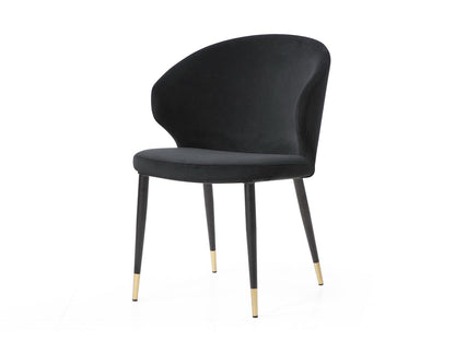 Sedia da pranzo Walton nera
