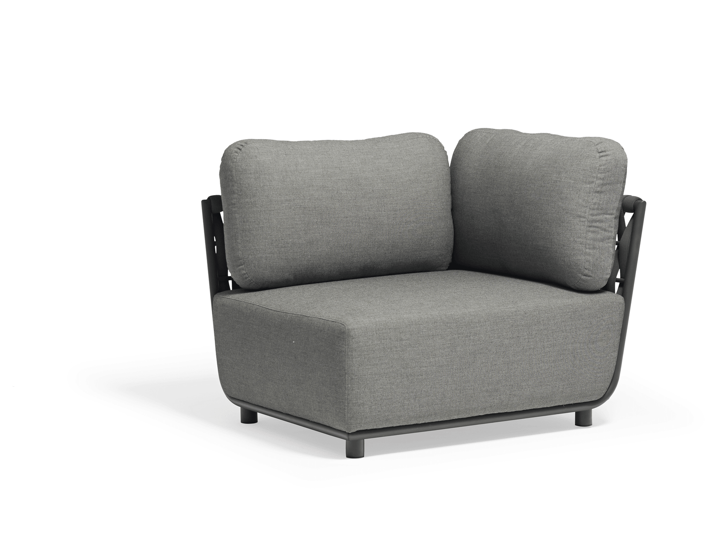 Sedia da esterno Ayla in grigio scuro