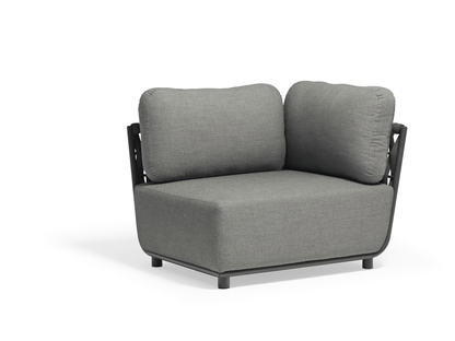 Sedia da esterno Ayla in grigio scuro