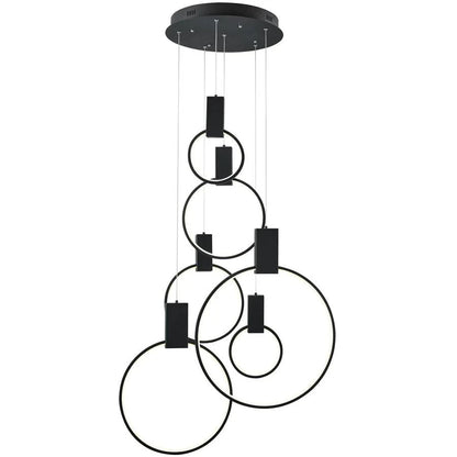 Lampadario Levy Nero