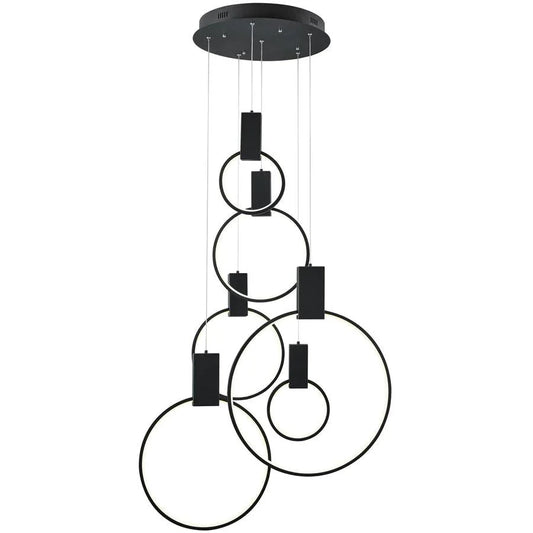 Lampadario Levy Nero