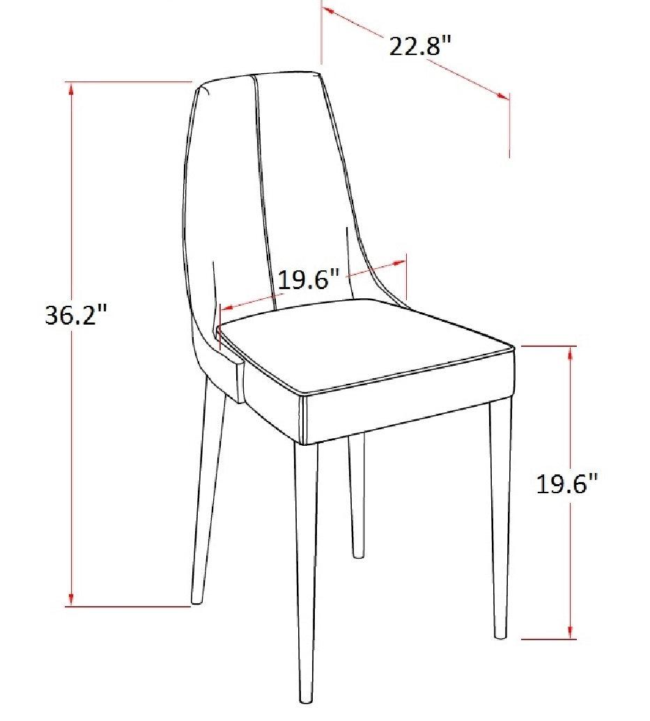 Sedia da pranzo Bosa (set di 2)