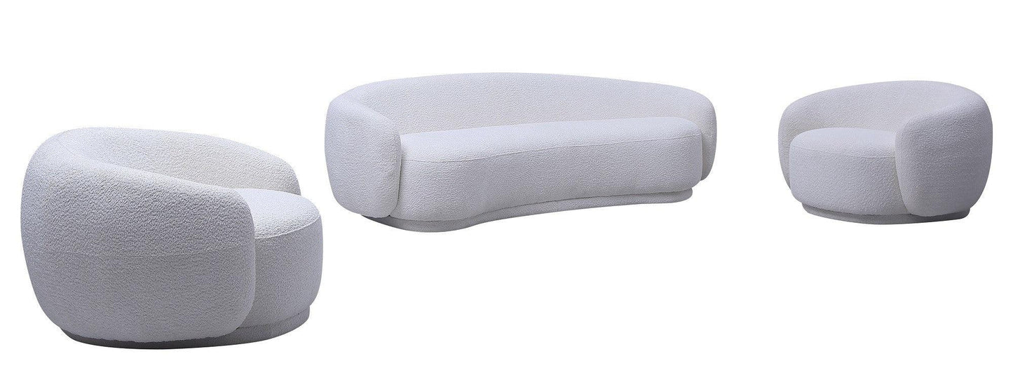 Poltrona Louise in bianco sporco