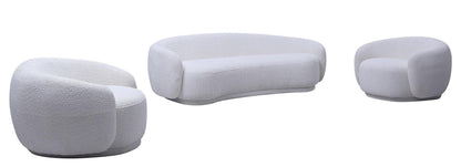 Poltrona Louise in bianco sporco