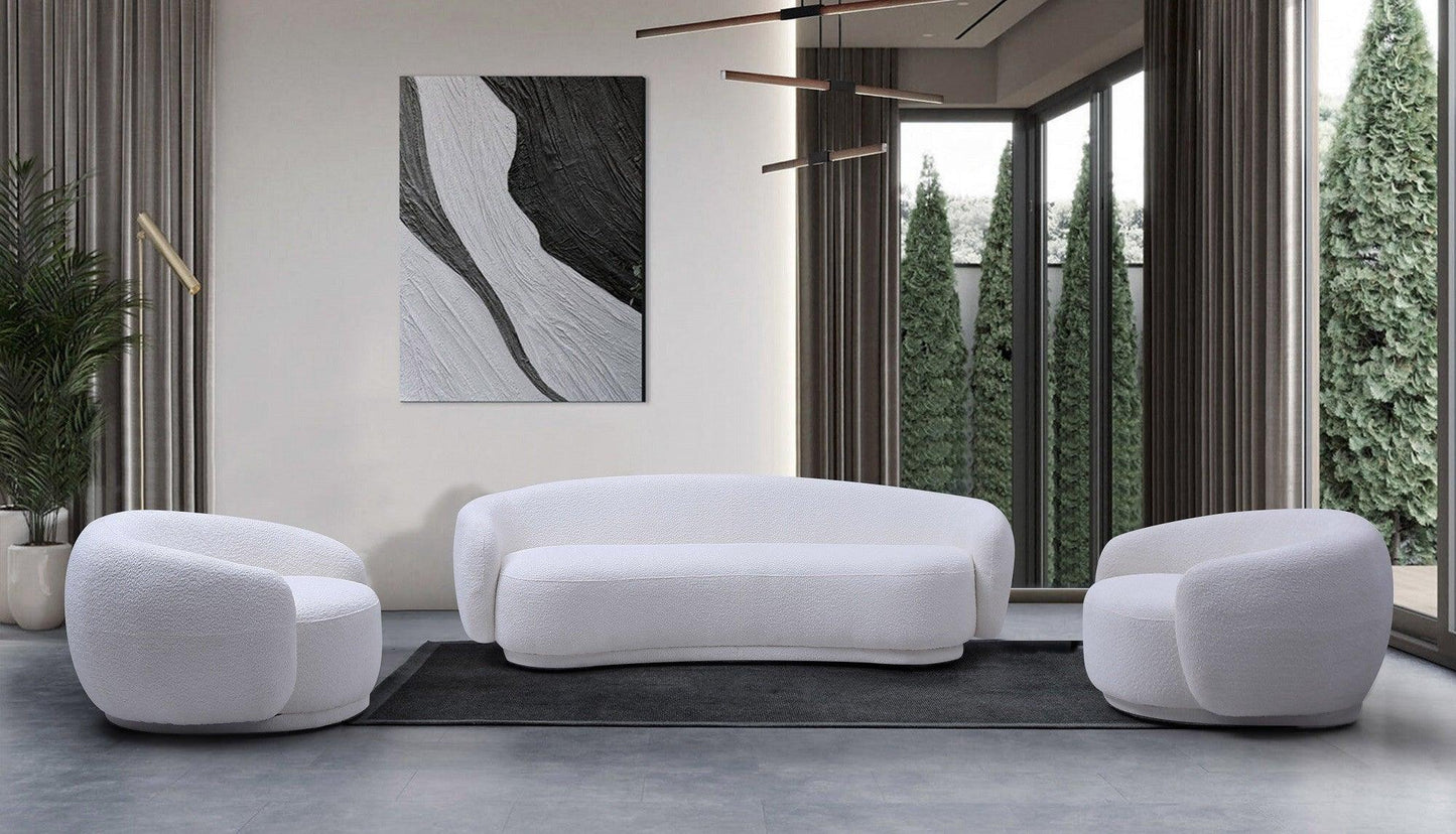 Poltrona Louise in bianco sporco