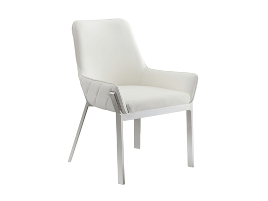 Sedia da pranzo Premier in bianco