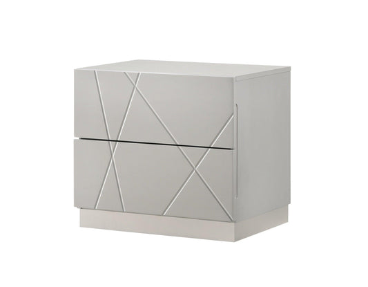 Comodino Norman in grigio