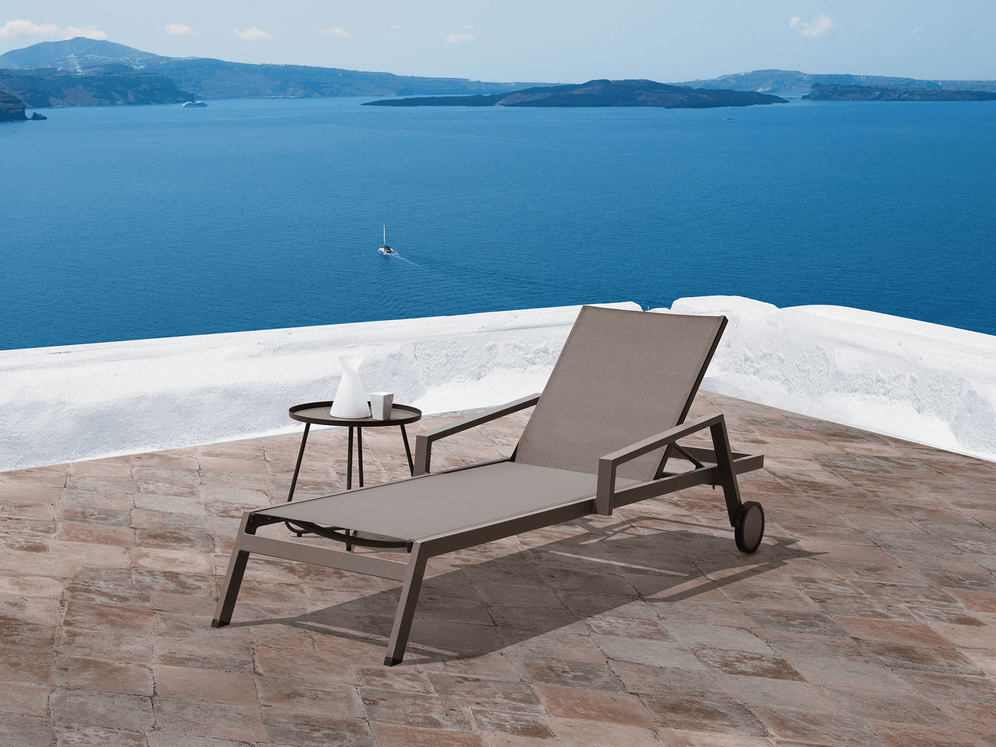 Chaise longue da esterno Lovell: set da 2