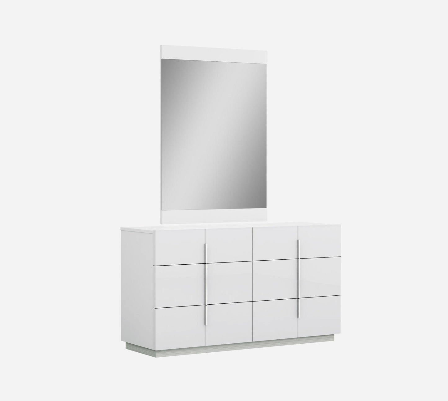 Collezione letto Tulla Bianco Lucido