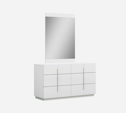 Collezione letto Tulla Bianco Lucido