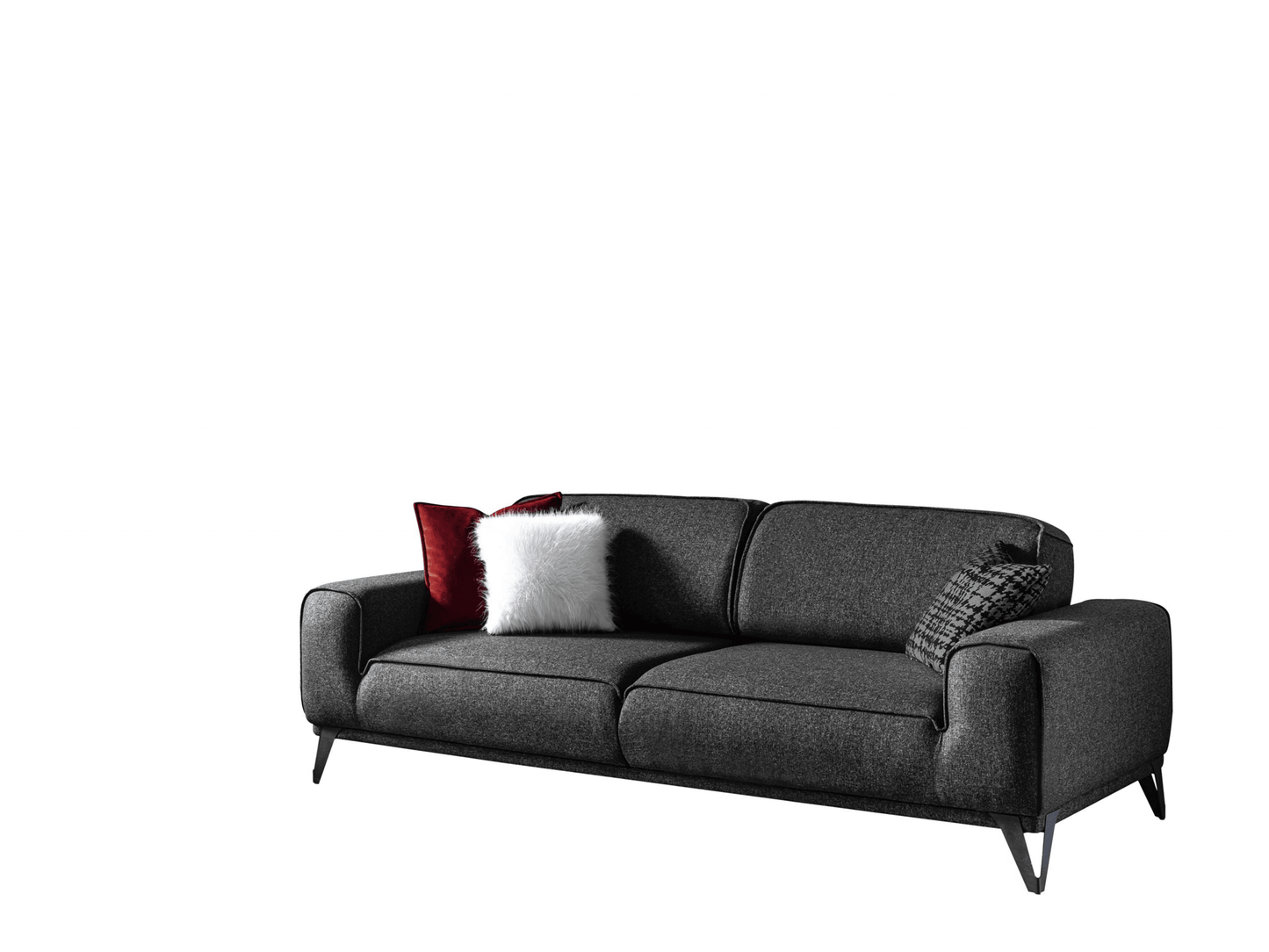 Divano letto Bursa grigio chiaro