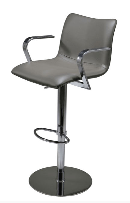 Sgabello da bar Marly in grigio