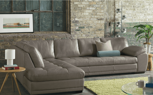 Divano componibile in pelle Miami LHF + RHF Lovesesat