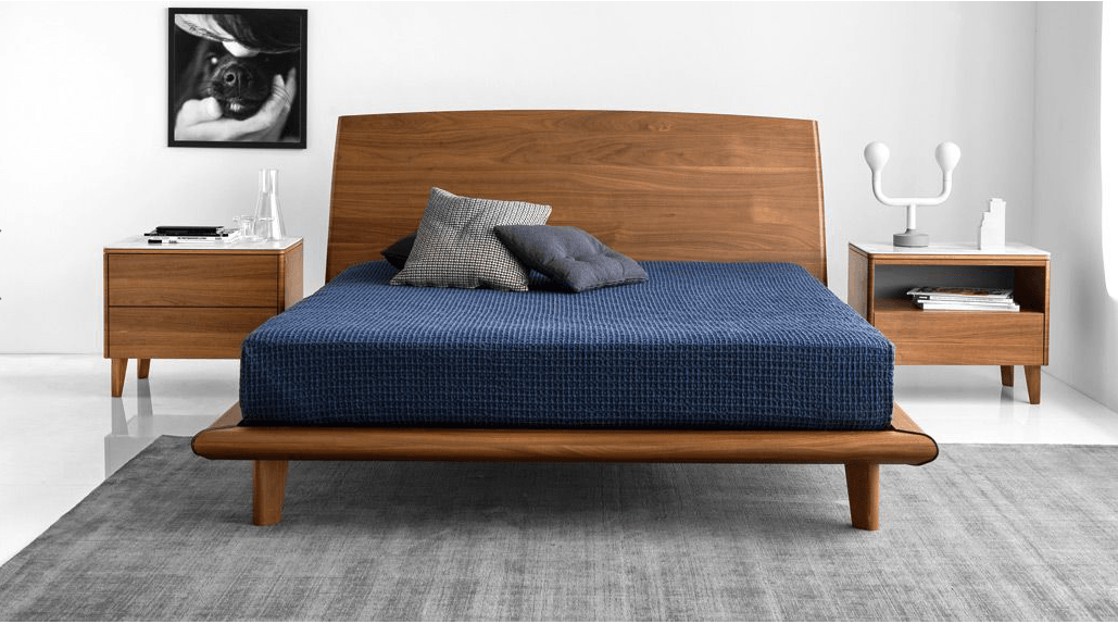 Letto Dixie di Calligaris in noce (Queen)