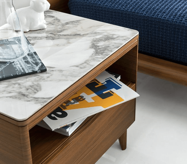 Comodino Boston in marmo di Calligaris