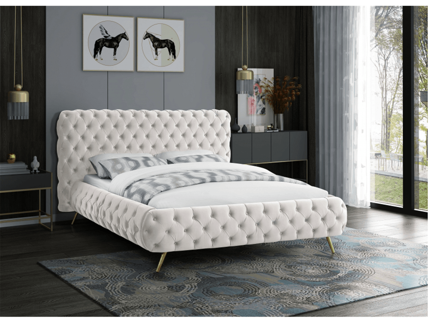 Letto king size Delani