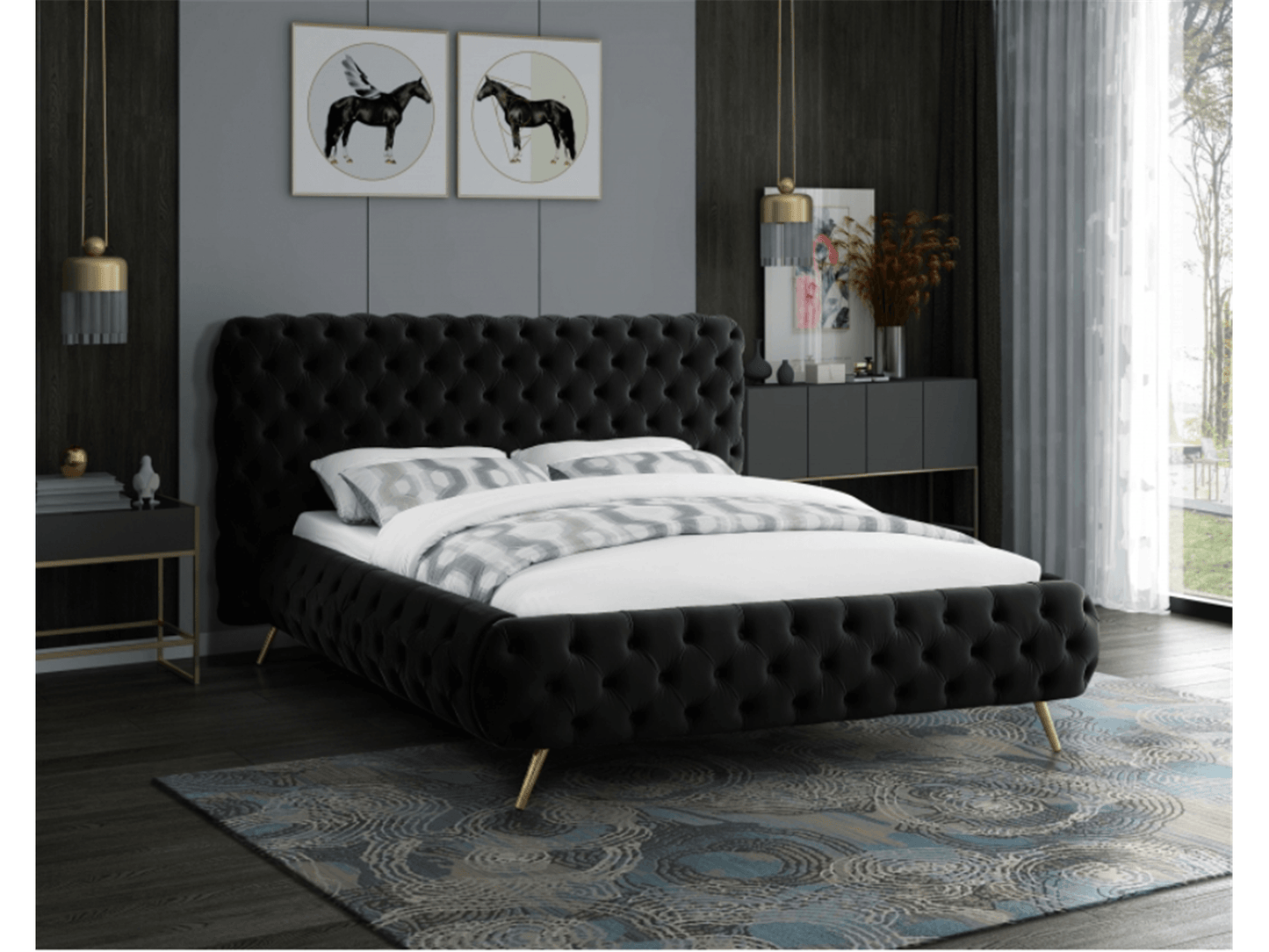 Letto king size Delani