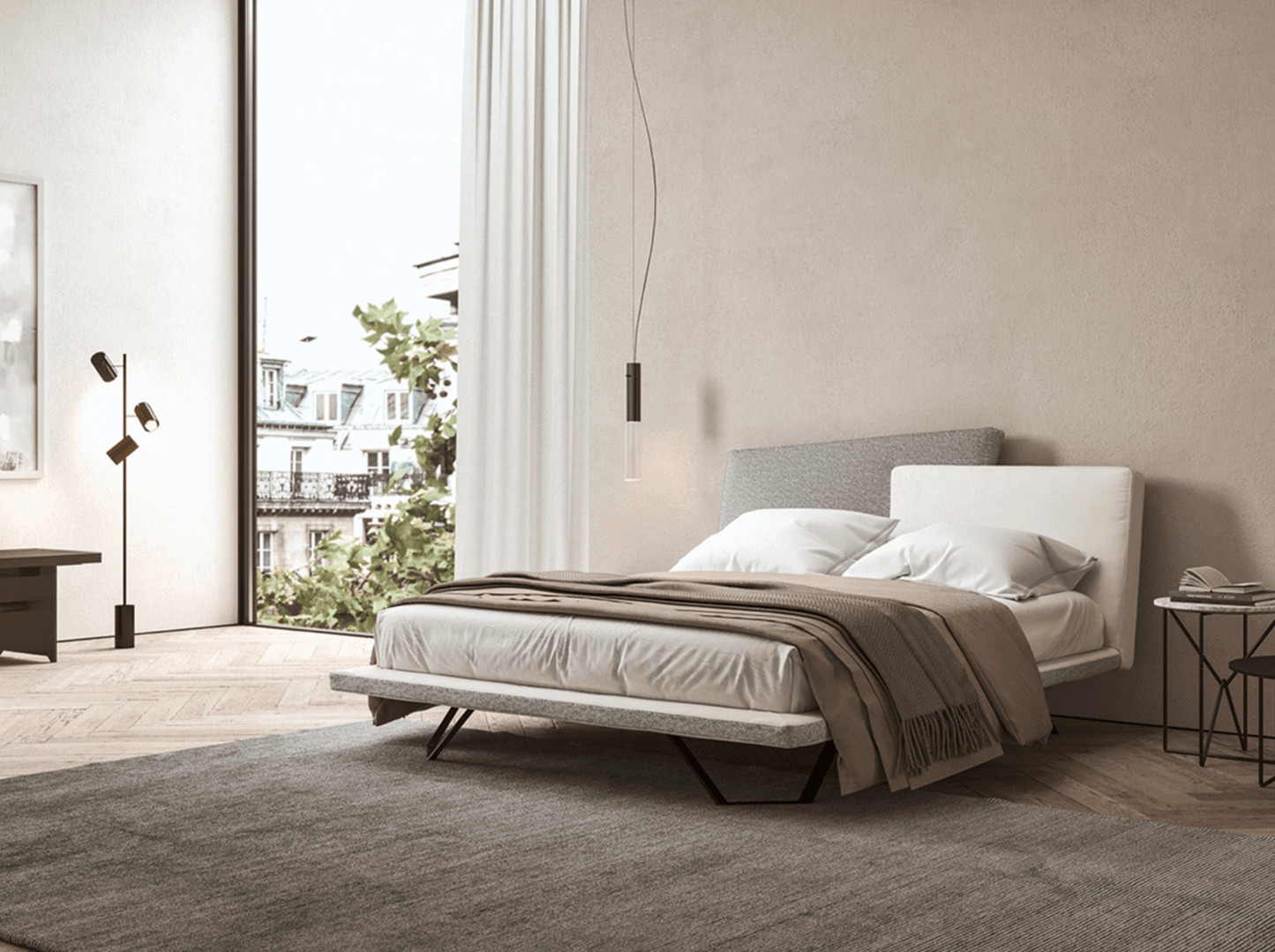 Letto King Size Bicolore