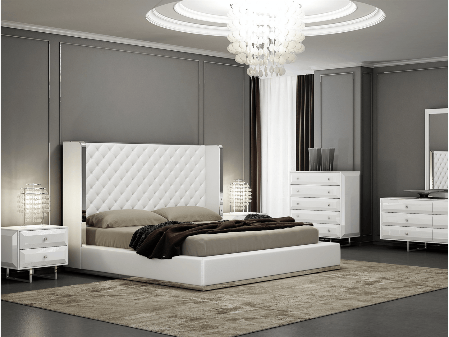 Letto king size Zahar Brazo