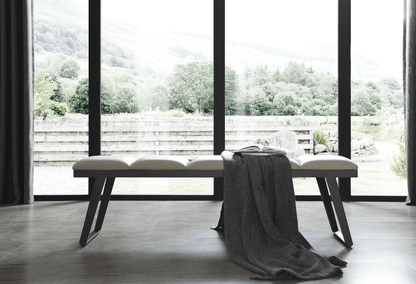 Panca Nathan in grigio scuro