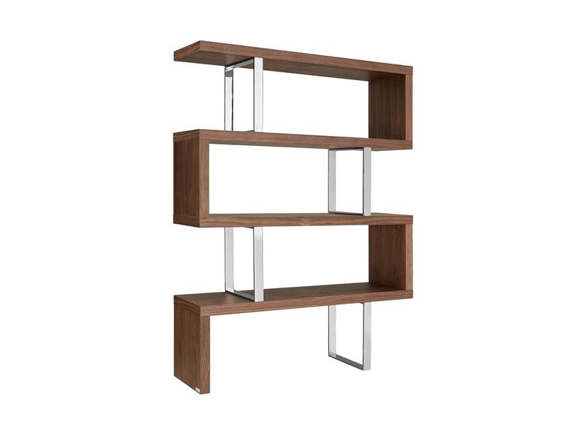 Librerie impiallacciate in noce Rebeca