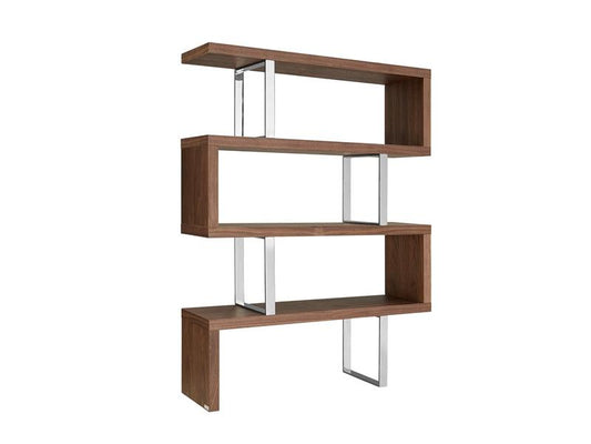 Librerie impiallacciate in noce Rebeca