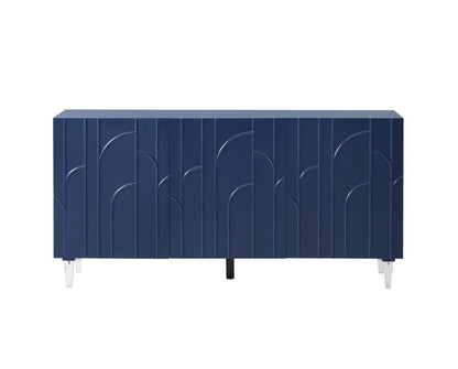 Buffet laccato blu Demi