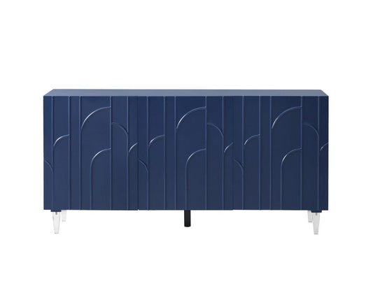 Buffet laccato blu Demi