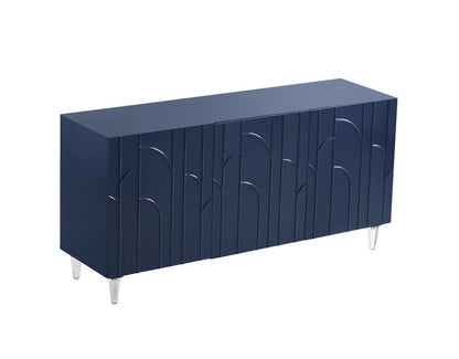 Buffet laccato blu Demi