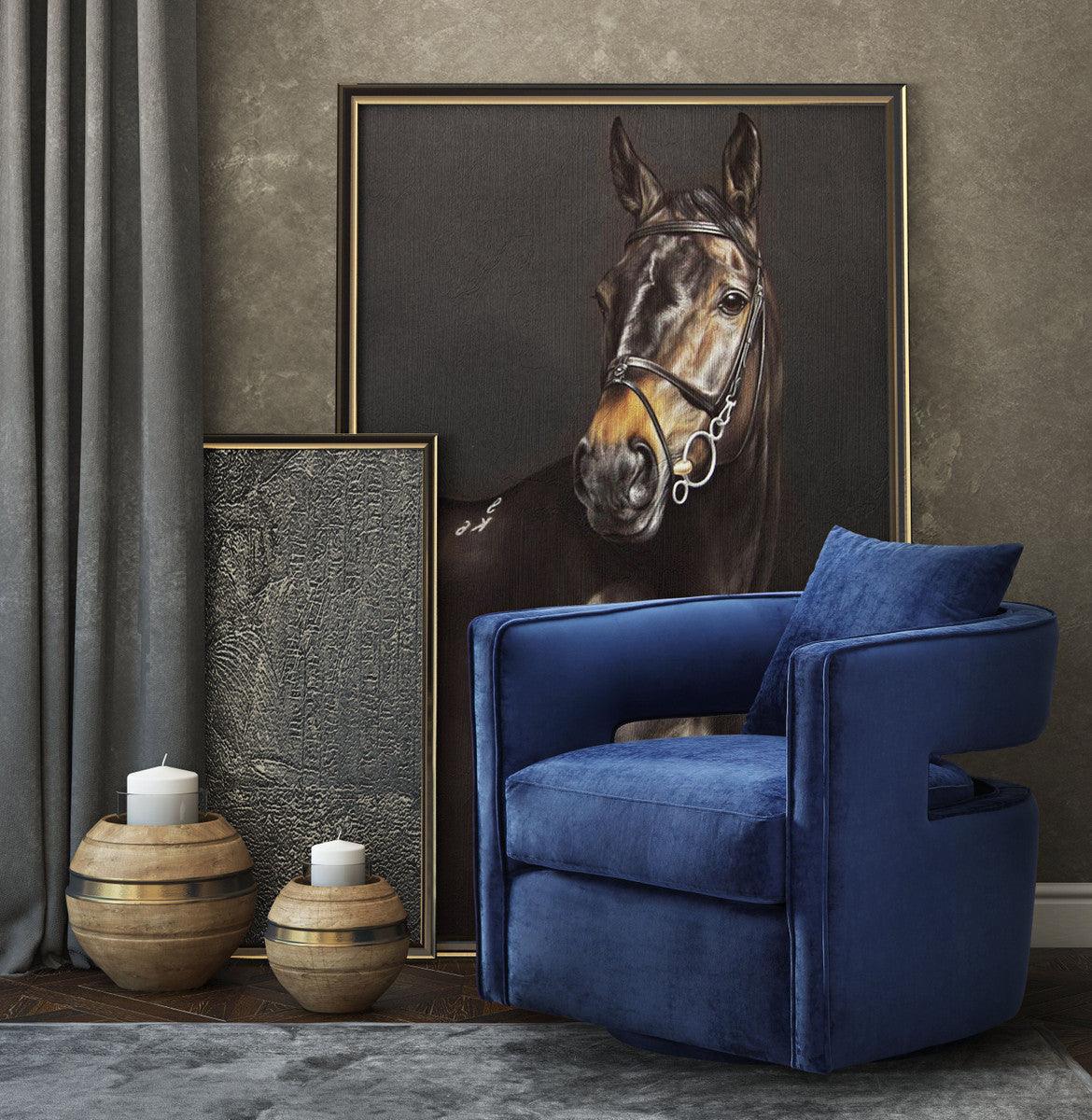 Sedia girevole Kendrick Navy