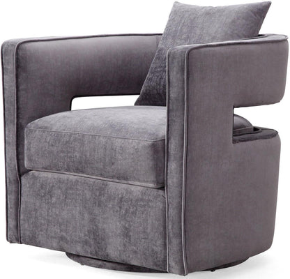 Sedia girevole Kendrick Grey